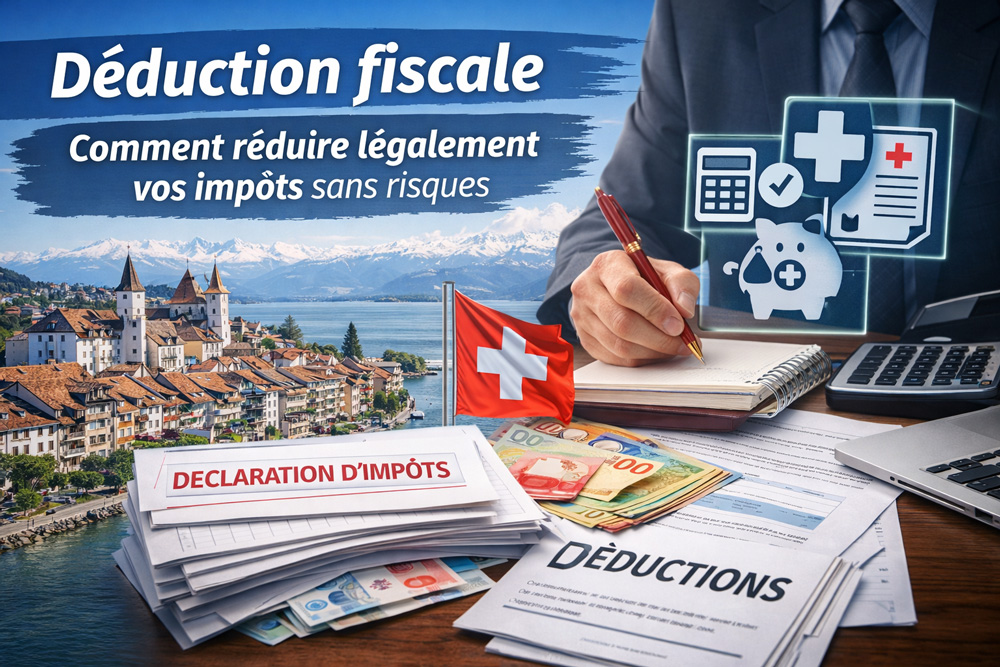 Déduction fiscale en Suisse : réduire légalement ses impôts sans risques