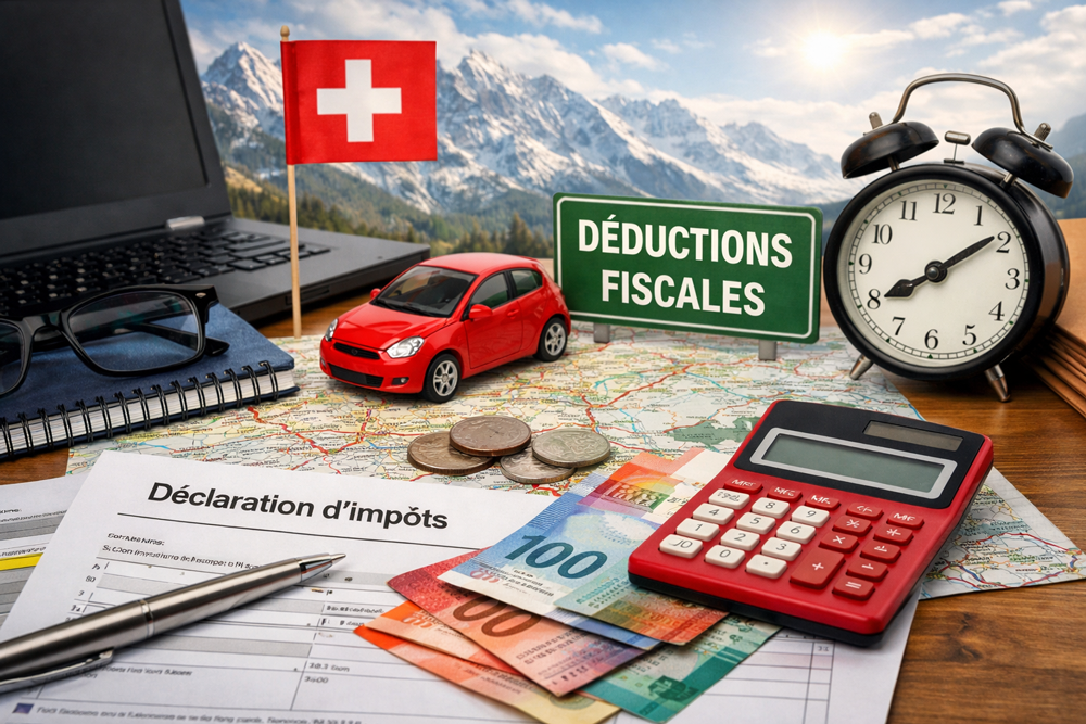 Les frais de déplacement peuvent être déduits fiscalement en Suisse sous conditions précises lors de la déclaration d’impôts.